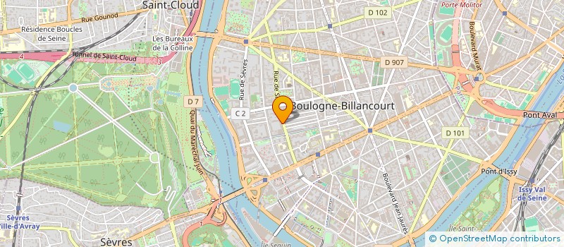 localisation de l'entreprise MADAME ALICIA GHOUT à BOULOGNE-BILLANCOURT