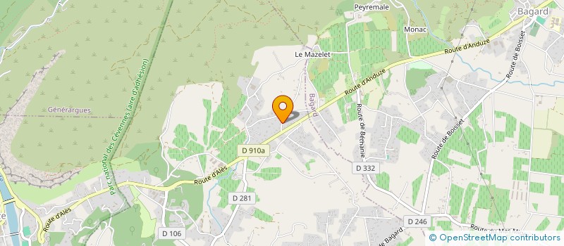 localisation de l'entreprise MADAME ALICIA GIANCANE  BOISSET-ET-GAUJAC