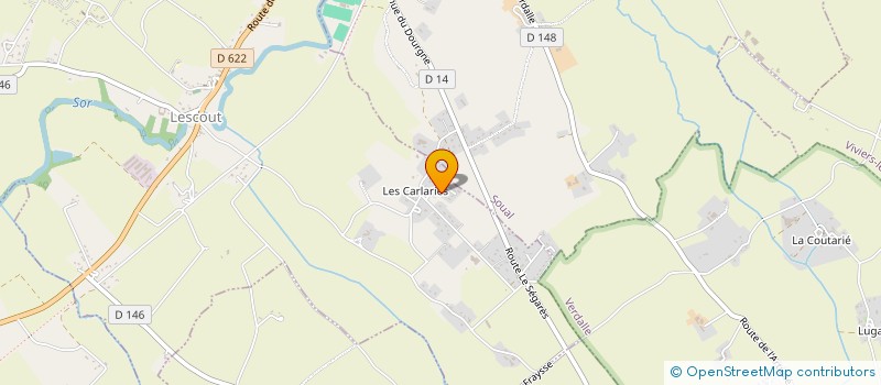 localisation de l'entreprise MADAME ALICIA GILLON à LESCOUT