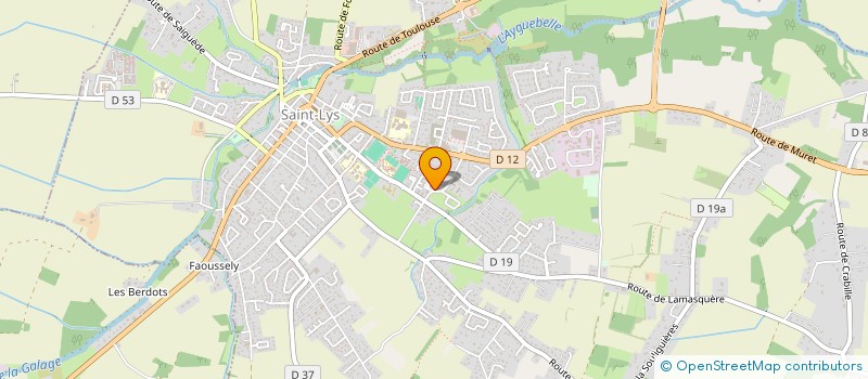 localisation de l'entreprise MADAME ALICIA GINESTE  SAINT-LYS