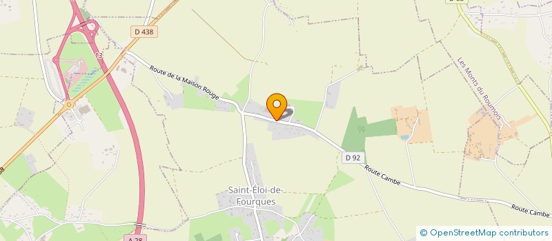 localisation de l'entreprise MADAME ALICIA GIRARD  SAINT-ELOI-DE-FOURQUES