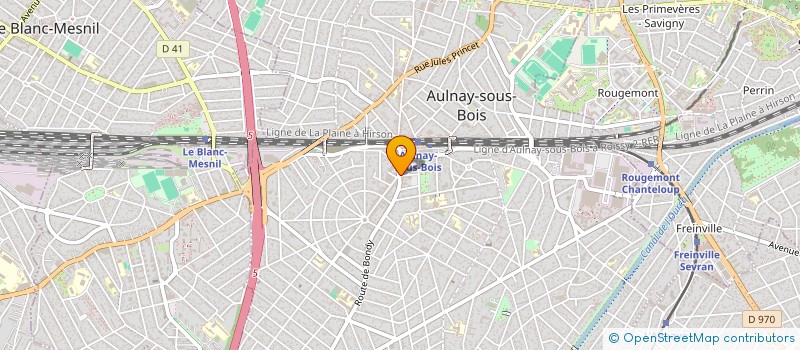 localisation de l'entreprise MADAME ALICIA GLOWINSKI à AULNAY-SOUS-BOIS