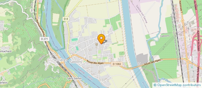 localisation de l'entreprise MADAME ALICIA GOUE-CORREGE  SABLONS