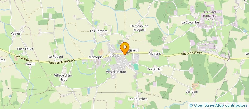 localisation de l'entreprise MADAME ALICIA GOUX  BRESSE VALLONS