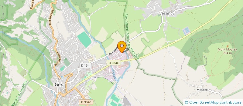 localisation de l'entreprise MADAME ALICIA GRADOZ  GEX