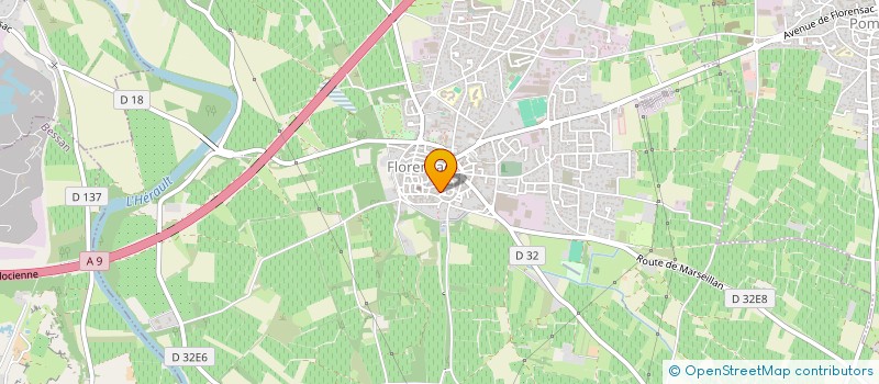 localisation de l'entreprise MADAME ALICIA GRES à FLORENSAC