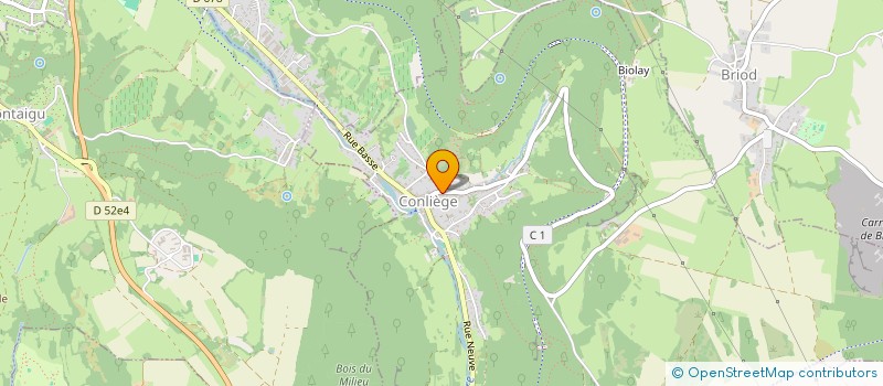 localisation de l'entreprise MADAME ALICIA GREVIN  CONLIEGE