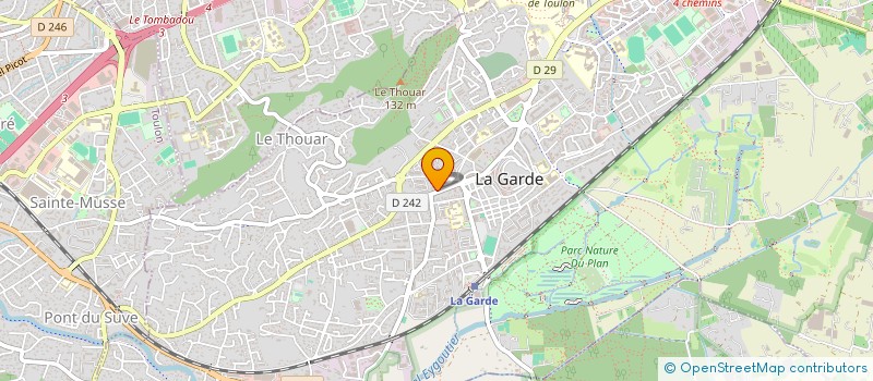 localisation de l'entreprise MADAME ALICIA GUILLOUX à LA GARDE