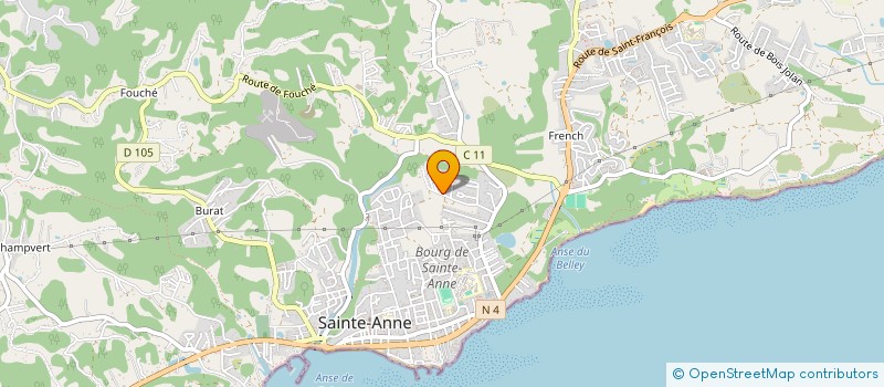 localisation de l'entreprise MADAME ALICIA GUIOUGOU  SAINTE-ANNE