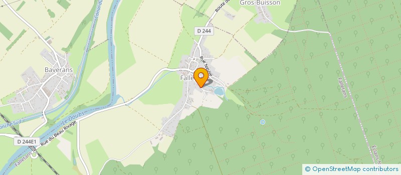 localisation de l'entreprise MADAME ALICIA GUYOT  FALLETANS