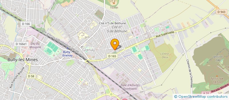 localisation de l'entreprise MADAME ALICIA HENI  GRENAY