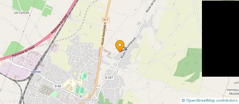 localisation de l'entreprise MADAME ALICIA HERRERO  LIVRON-SUR-DROME