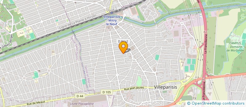 localisation de l'entreprise MADAME ALICIA HIRT  VILLEPARISIS