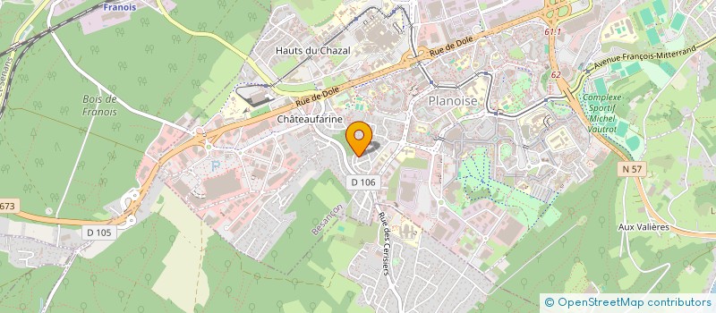 localisation de l'entreprise MADAME ALICIA HYTIER  BESANCON