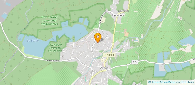 localisation de l'entreprise MADAME ALICIA JACOB  ARSAC