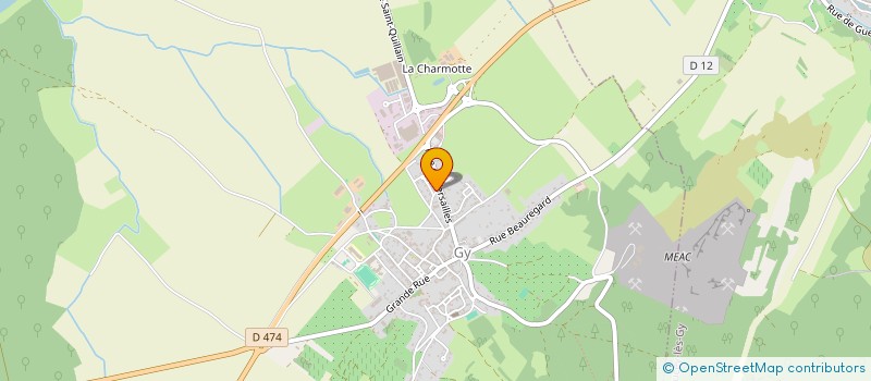 localisation de l'entreprise MADAME ALICIA JACQUOT  GY