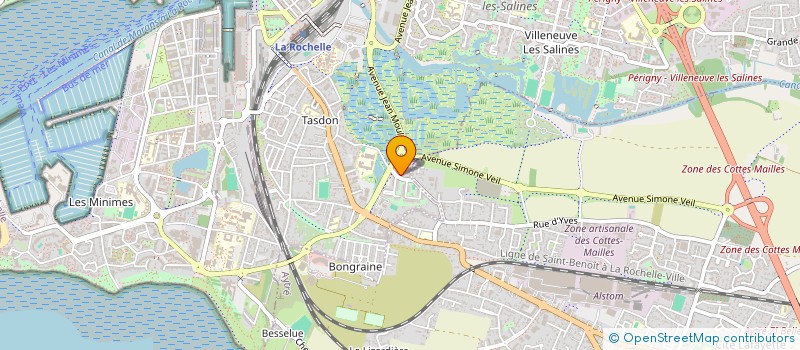 localisation de l'entreprise MADAME ALICIA JARASSIER  LA ROCHELLE