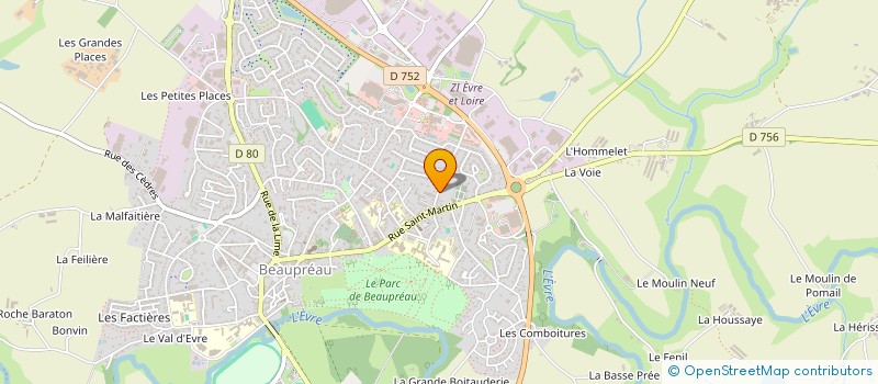 localisation de l'entreprise MADAME ALICIA JOBARD à MONTREVAULT-SUR-EVRE