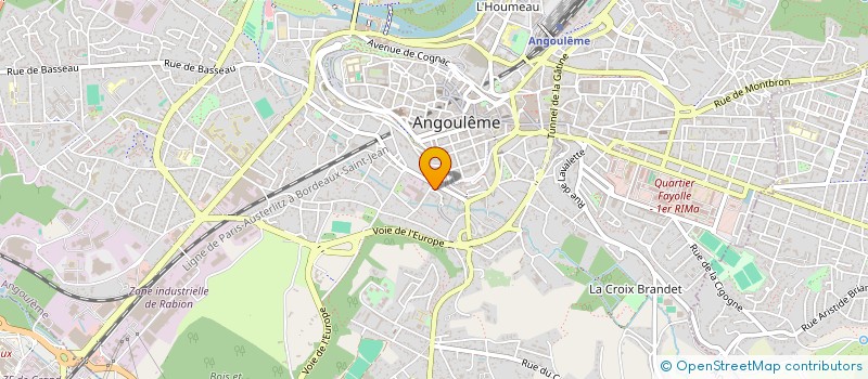localisation de l'entreprise MADAME ALICIA JOLY à ANGOULEME