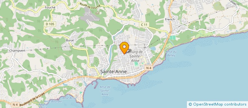 localisation de l'entreprise MADAME ALICIA JOSEPH THEODORE à SAINTE-ANNE
