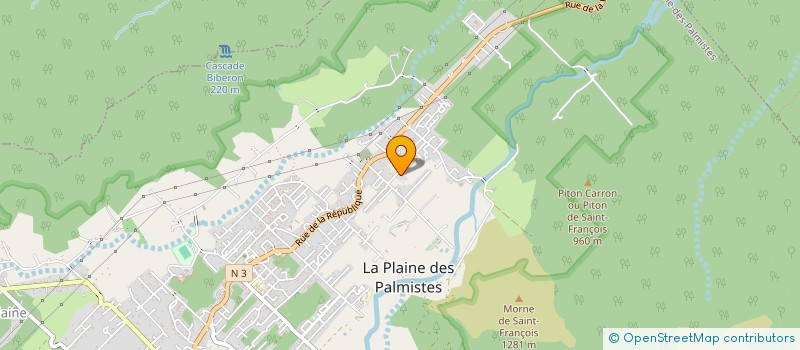 localisation de l'entreprise MADAME ALICIA JOSEPHINE  LA PLAINE-DES-PALMISTES