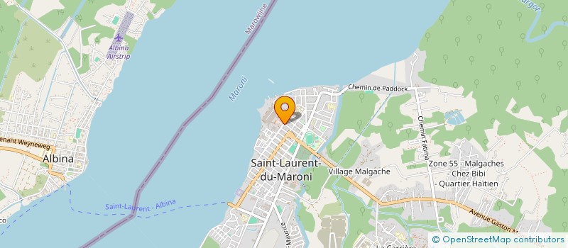 localisation de l'entreprise MADAME ALICIA JOSSET à SAINT-LAURENT-DU-MARONI