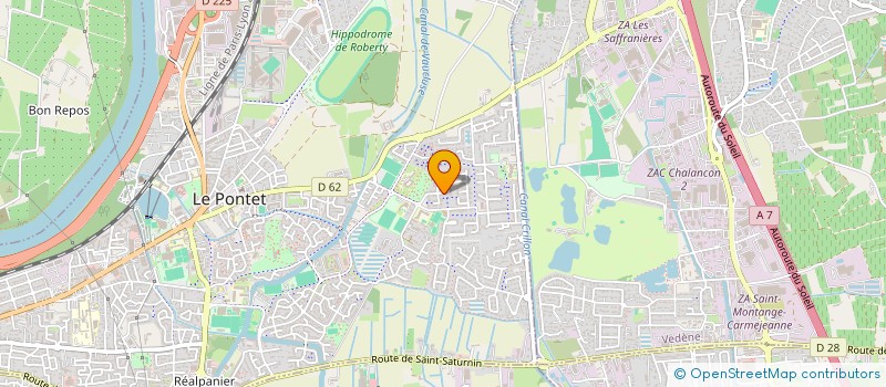 localisation de l'entreprise MADAME ALICIA JULLIAN  LE PONTET