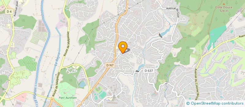 localisation de l'entreprise MADAME ALICIA KOSIOR à FREJUS