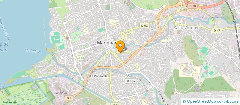 localisation de l'entreprise MADAME ALICIA KOUIDRI à MARIGNANE