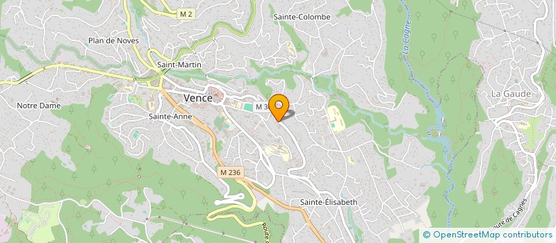 localisation de l'entreprise MADAME ALICIA KRIVOBOK  VENCE