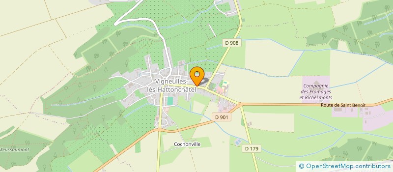 localisation de l'entreprise MADAME ALICIA LALEVEE  VIGNEULLES-LES-HATTONCHATEL