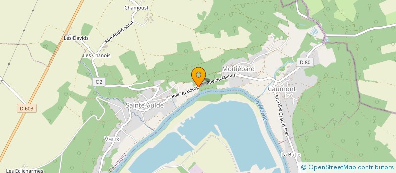 localisation de l'entreprise MADAME ALICIA LAMOUREUX  SAINTE-AULDE