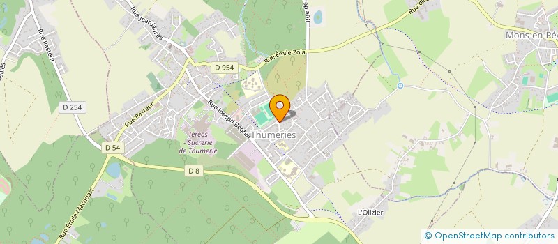 localisation de l'entreprise MADAME ALICIA LANDSCHOOT  THUMERIES