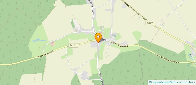 localisation de l'entreprise MADAME ALICIA LE BELLU  BEMECOURT