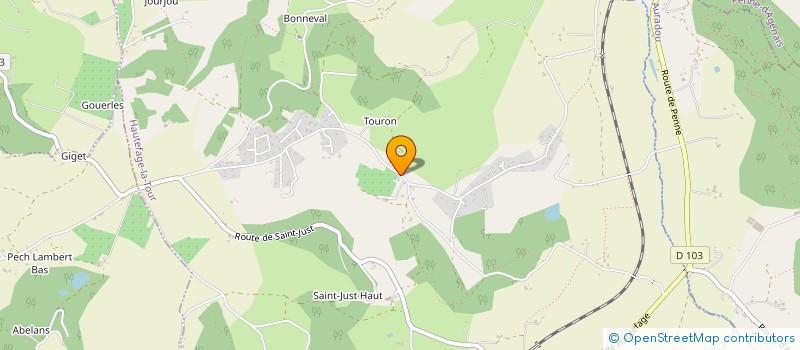 localisation de l'entreprise MADAME ALICIA LEFEVER  HAUTEFAGE-LA-TOUR