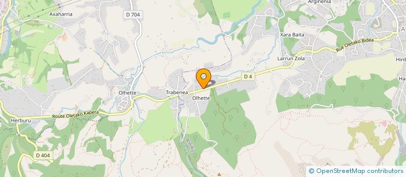 localisation de l'entreprise MADAME ALICIA LEGAGNOA  ASCAIN