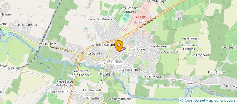 localisation de l'entreprise MADAME ALICIA LERASLE  AZAY-LE-RIDEAU