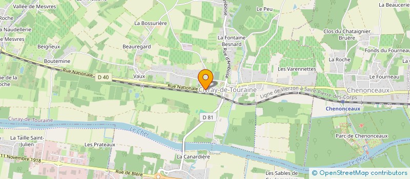 localisation de l'entreprise MADAME ALICIA LETROT  CHISSEAUX