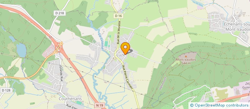 localisation de l'entreprise MADAME ALICIA LHONORE  LUZE