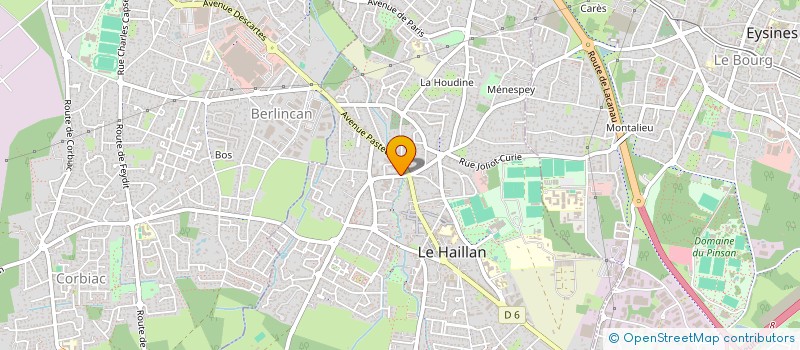 localisation de l'entreprise MADAME ALICIA LIGIER  LE HAILLAN