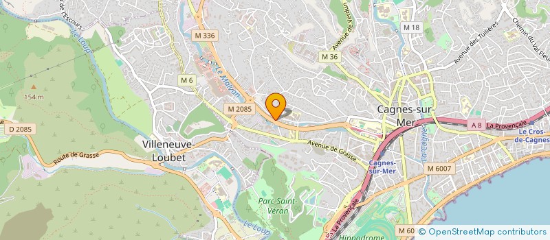 localisation de l'entreprise MADAME ALICIA LOLI  CAGNES-SUR-MER