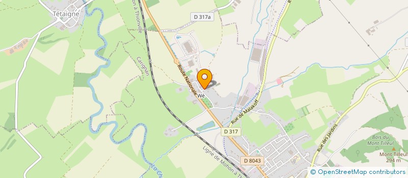 localisation de l'entreprise MADAME ALICIA LORENT  TETAIGNE