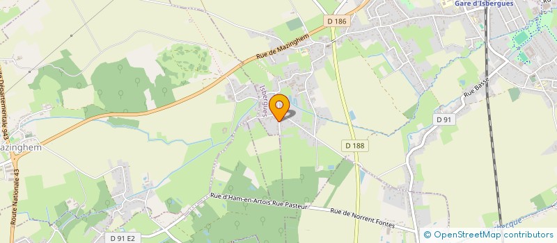 localisation de l'entreprise MADAME ALICIA LUCAS  ISBERGUES