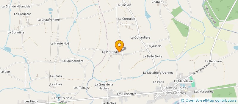 localisation de l'entreprise MADAME ALICIA MACE  SAINT-SULPICE-DES-LANDES