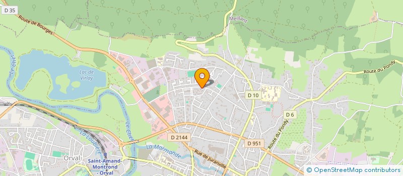 localisation de l'entreprise MADAME ALICIA MAILLO  SAINT-AMAND-MONTROND