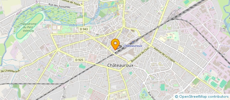 localisation de l'entreprise MADAME ALICIA MARTIN à CHATEAUROUX