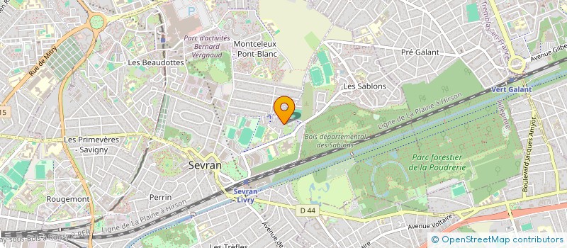 localisation de l'entreprise MADAME ALICIA MARTIN à SEVRAN
