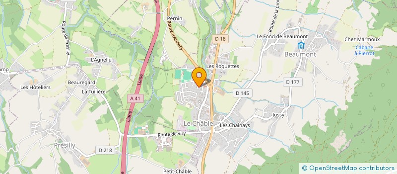 localisation de l'entreprise MADAME ALICIA MEGEVAND  BEAUMONT