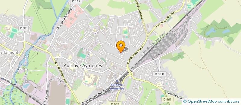 localisation de l'entreprise MADAME ALICIA MENET  AULNOYE-AYMERIES