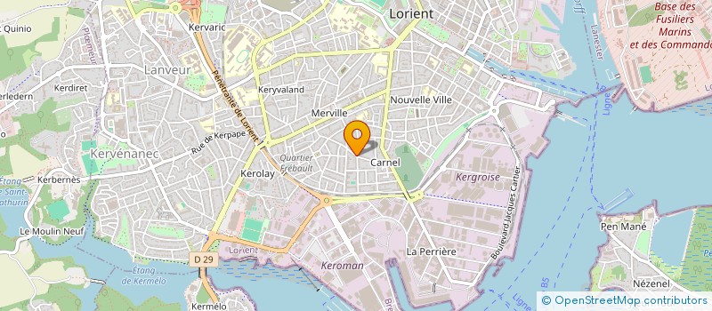 localisation de l'entreprise MADAME ALICIA MERABET à LORIENT